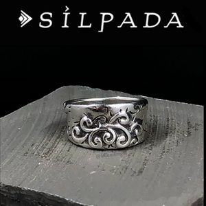 Silpada Retired 925 Sterling Silver Poseidon Ring